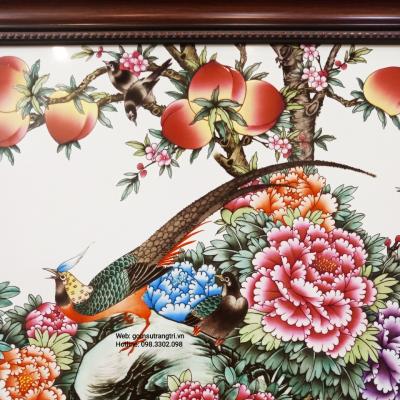 Tranh Sứ Phú Quý Trường Thọ - món quà tặng cao cấp và ý nghĩa